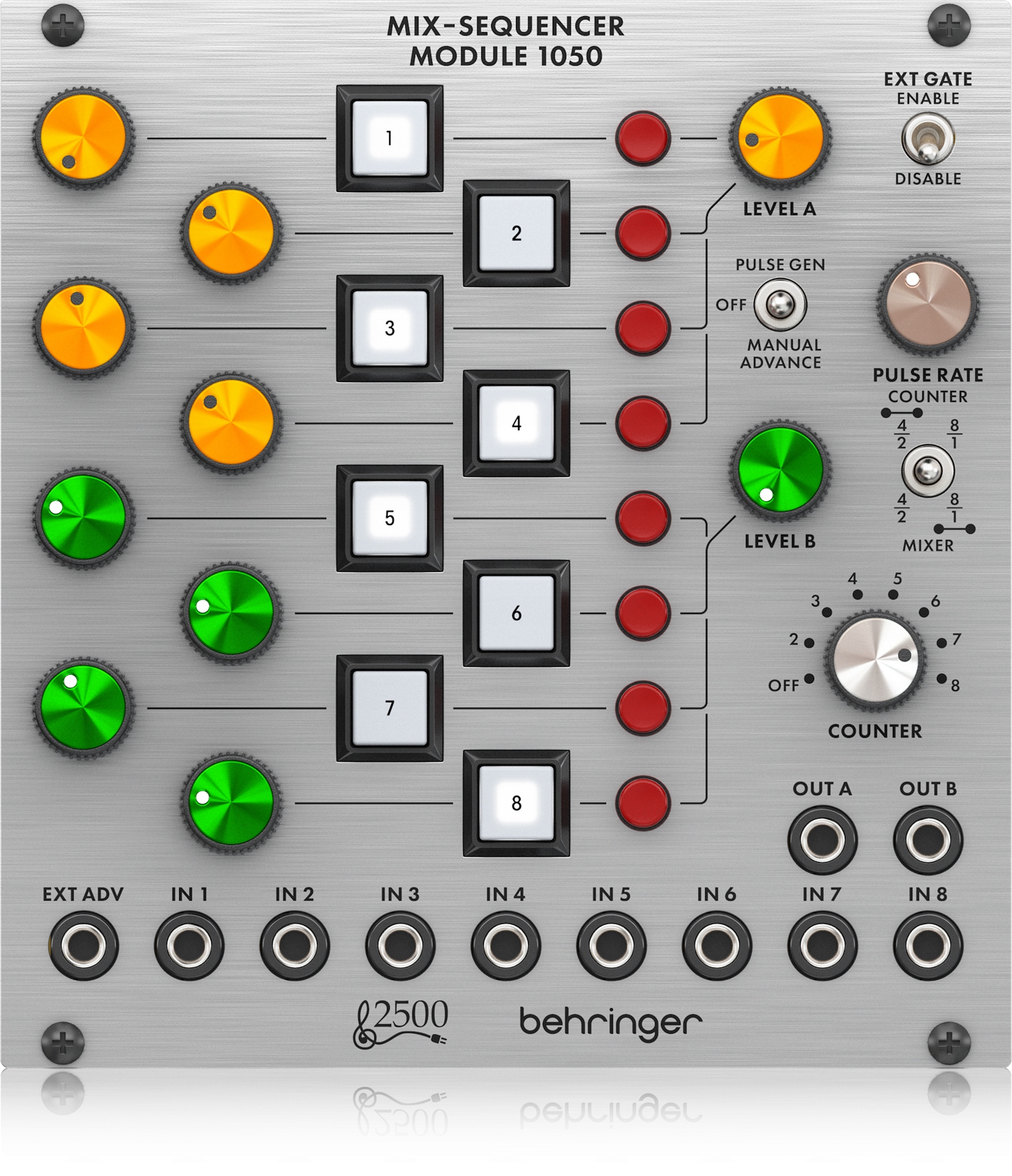 Behringer 1050 Mix-sequencer Module Modul modulárního syntezátoru