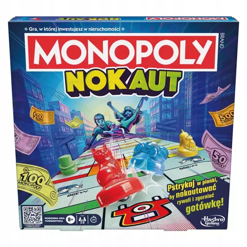 Gra Hasbro Monopoly Nokaut F8995 Pud6