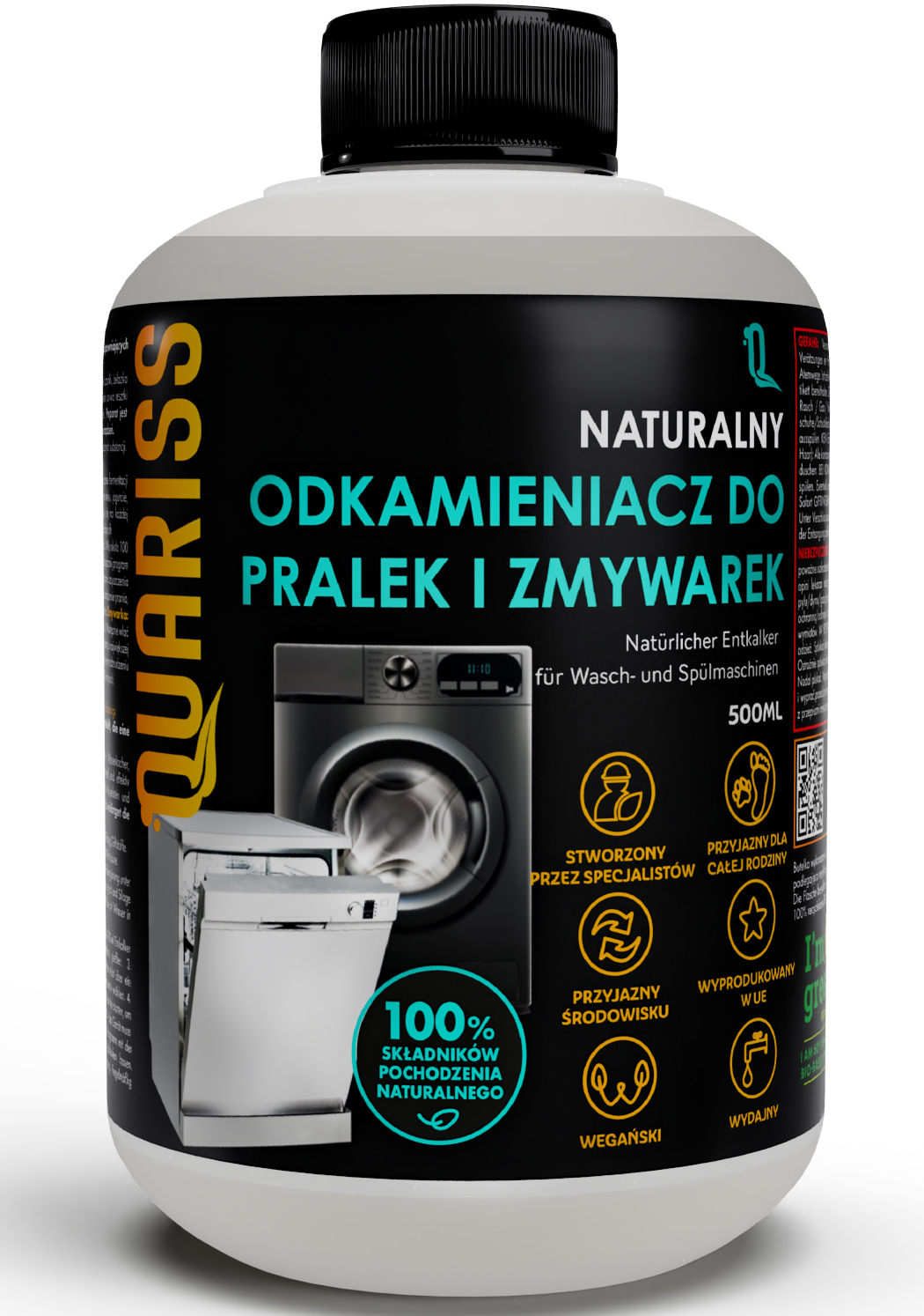 

Odkamieniacz do pralek zmywarek w płynie 500 ml