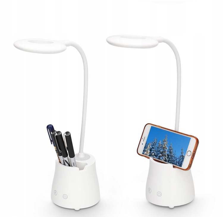 LAMPKA BIURKOWA LED BIURKO LAMPA STOJAK SMD 3BARWY TRYBY AKUMLATOR Kolekcja MT043