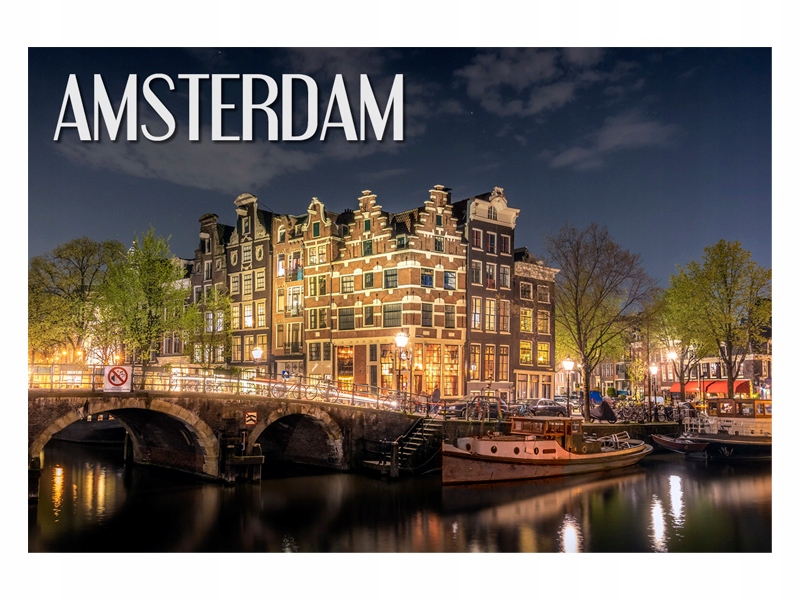 

Amsterdam Miasto Pejzaż Magnes na lodówkę