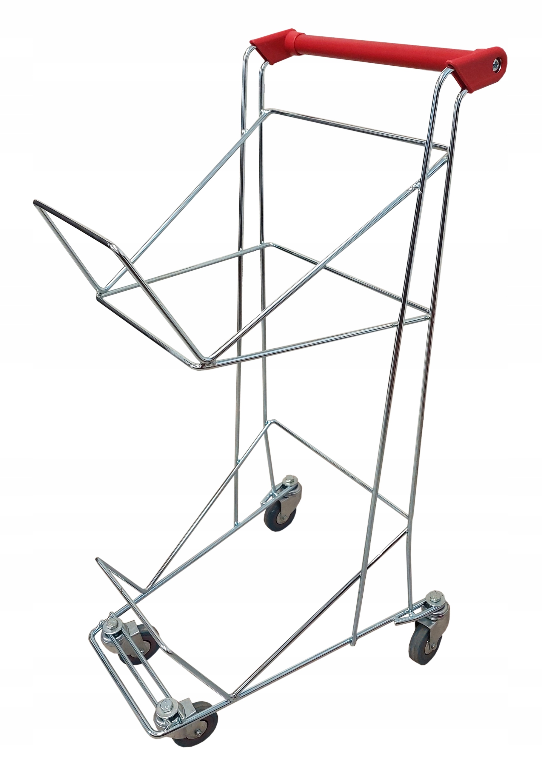 WÓZEK 2 DWU POZIOMOWY SKLEPOWY POD DWA KOSZYKI 22L