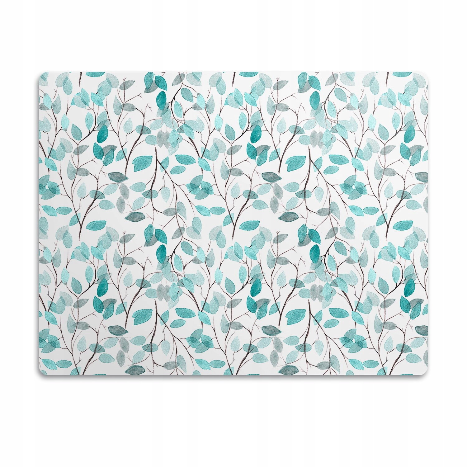 Levně Podložka pod misku pro kočky Akvarelové listy 60x40 cm