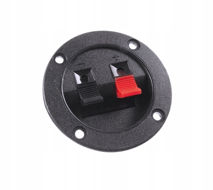 

Gniazdo głośnikowe 2 pin okrągłe Ø66mm
