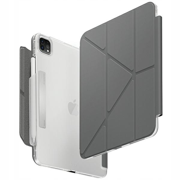 Uniq pouzdro Camden Click pro iPad Pro 13" (2024) šedé