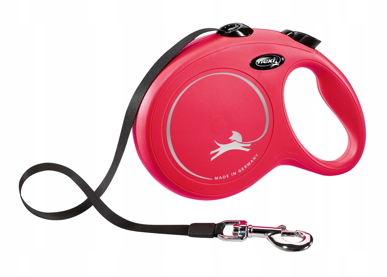 

Smycz duża Flexi akita taśma czerwona 8 m L 50kg