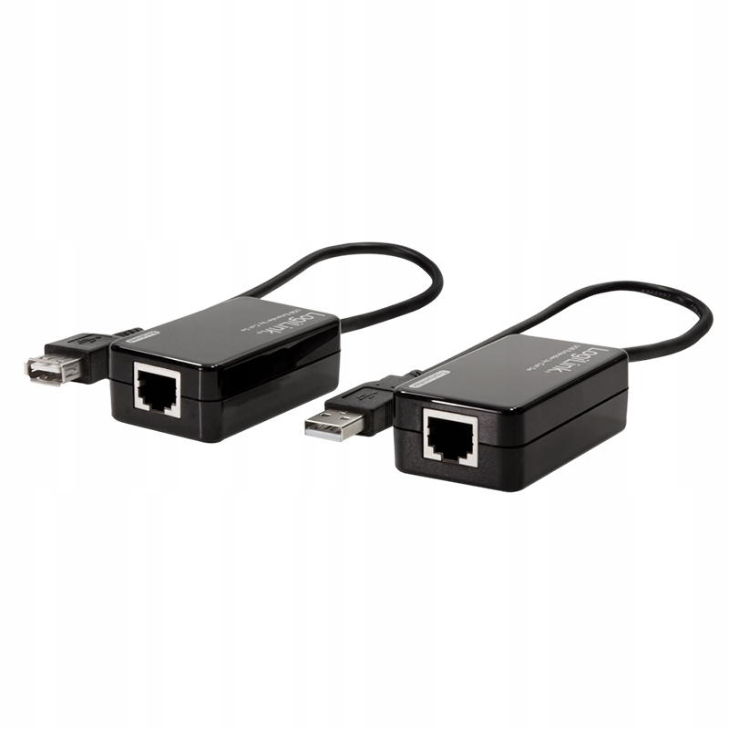 Prodlužovací kabel Usb 2.0 LogiLink RJ45 Cat.5 Extender 60 m Usb-a m/f Pigtail