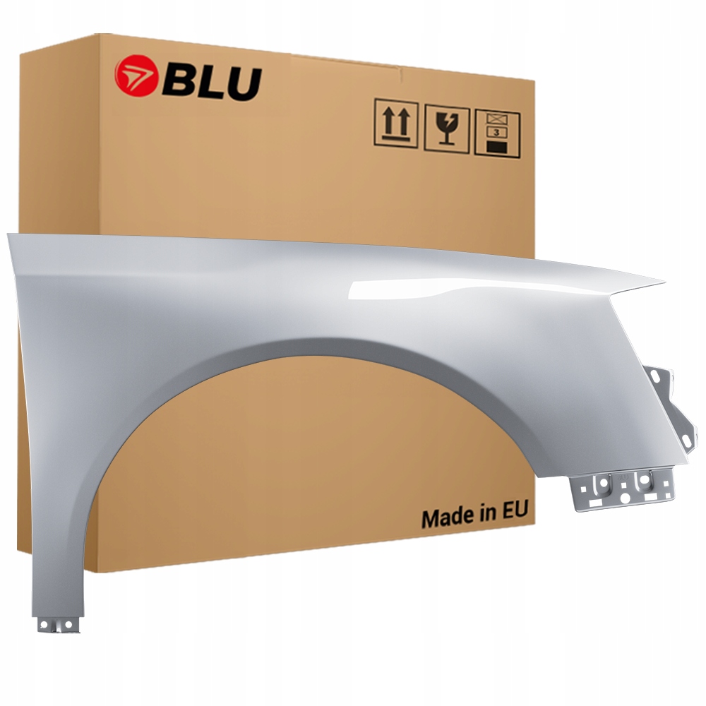 Blu Blatník Vw Passat B6 LA7W pravý stříbrný 05-10 přední pozink ReflexSilver