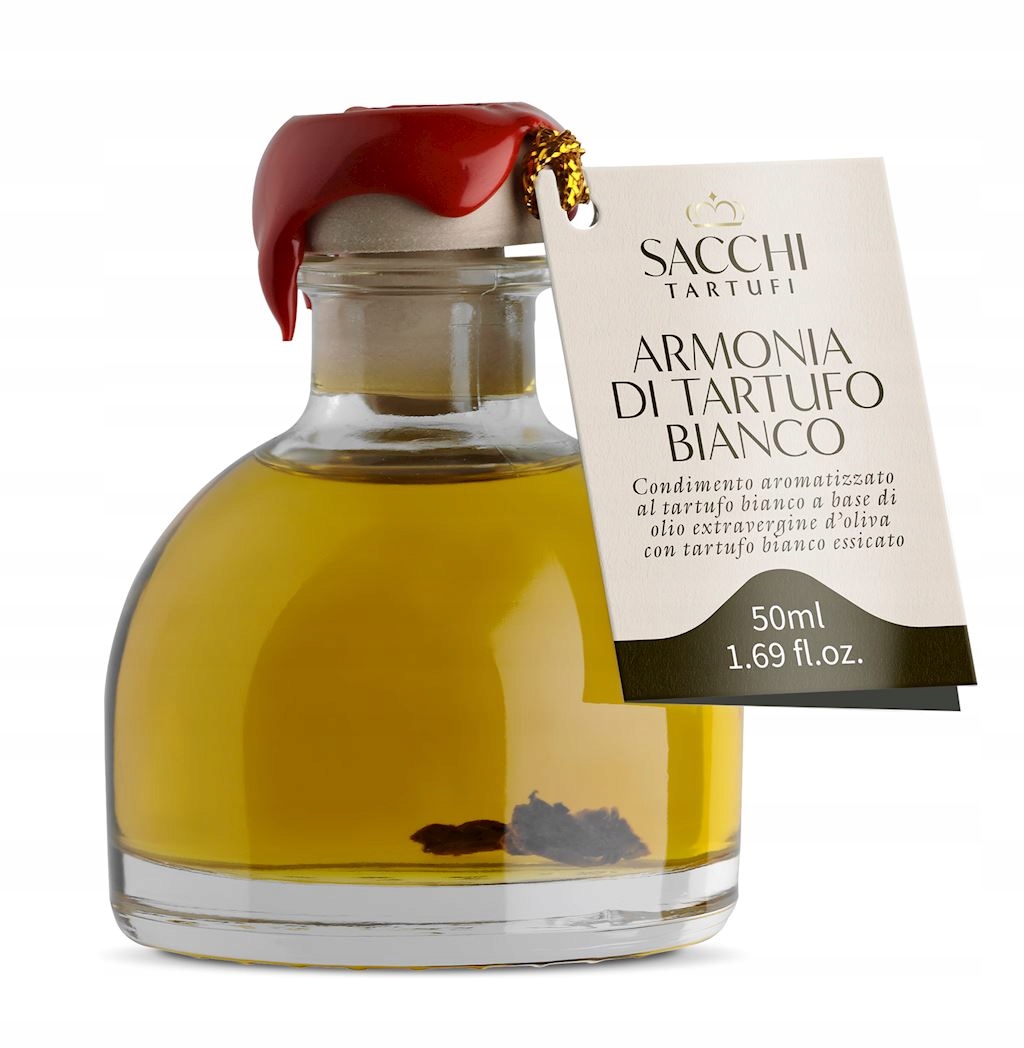 Levně 2x Koření na bázi olivového oleje s bílým lanýžem 50 ml Sacchi Tartufi