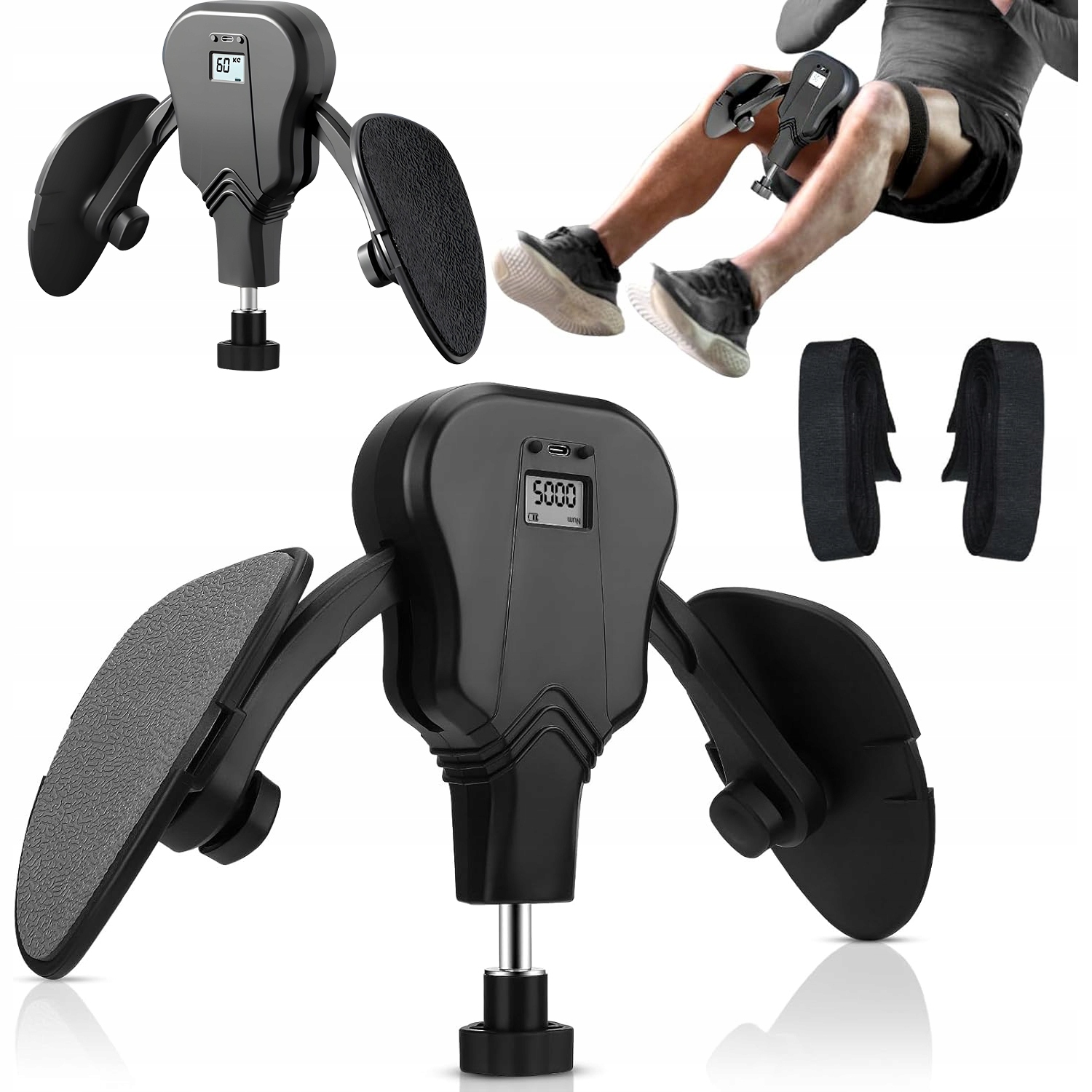 Sportovní Posilovač Stehen Nastavitelný 20 Až 60 Kg S Stabilizačními Popruhy