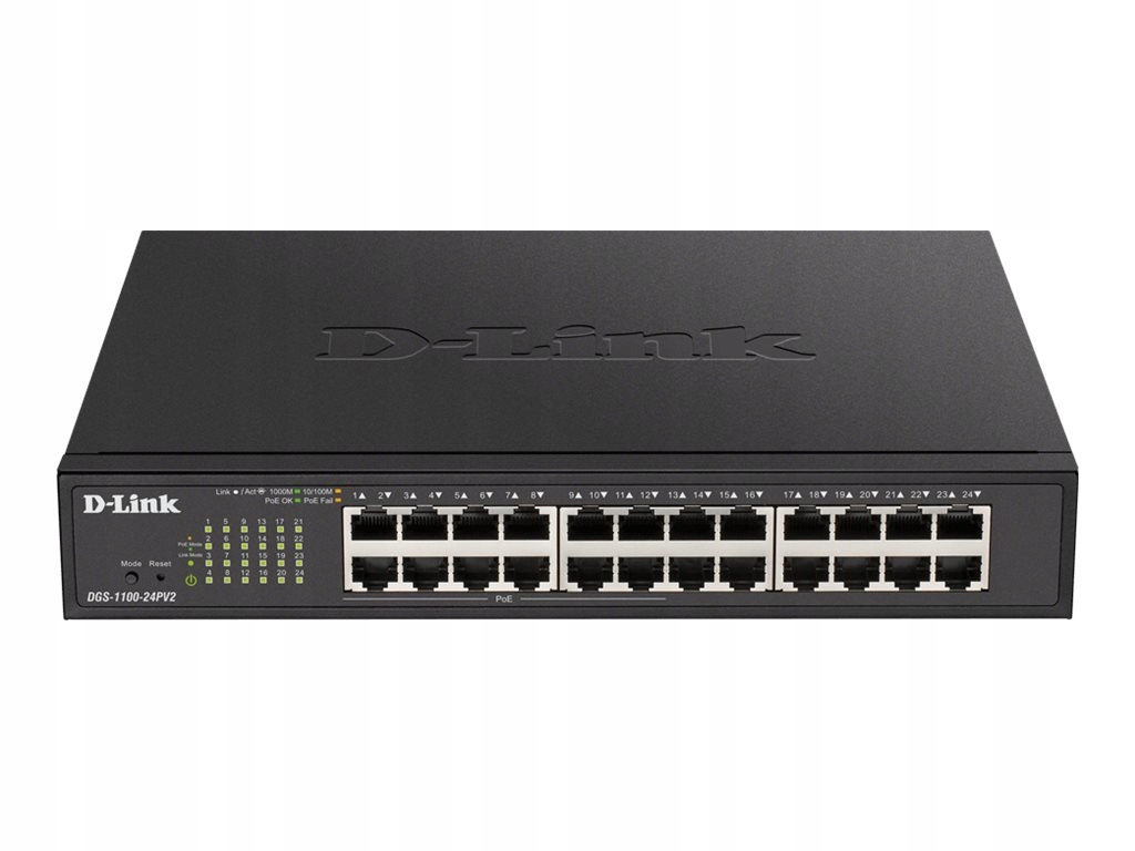 D-link 24-portový Layer2 PoE Smart Switch