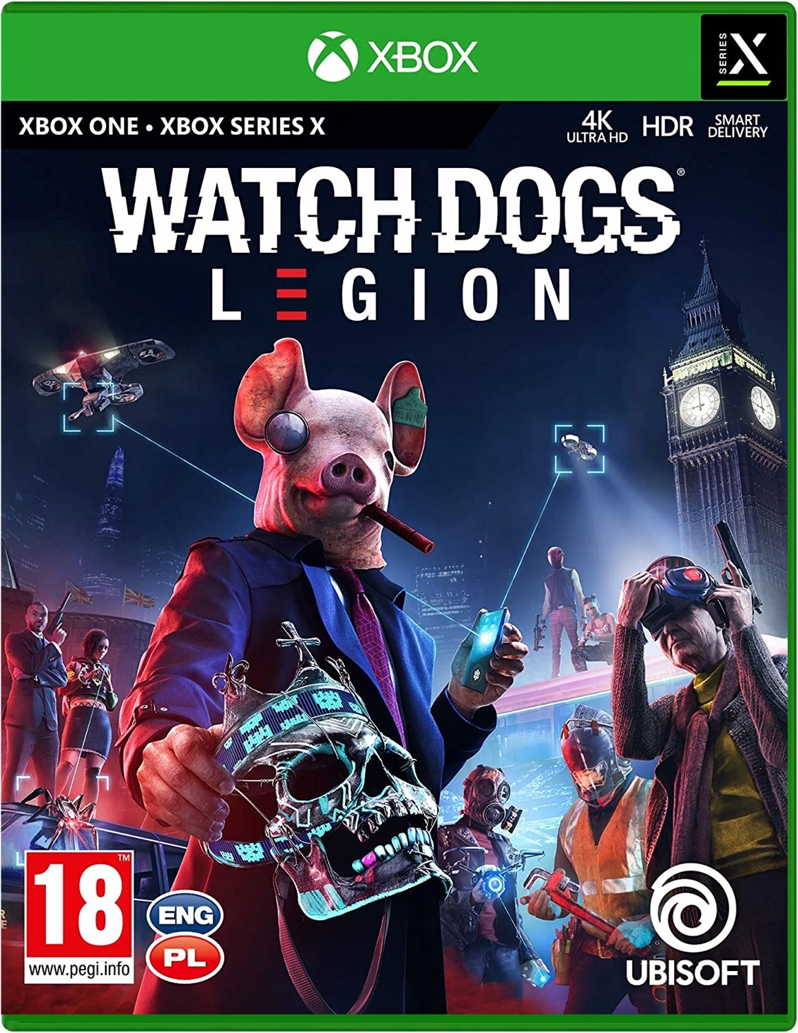 

Watch Dogs Legion Pl Xbox One Series X Płyta