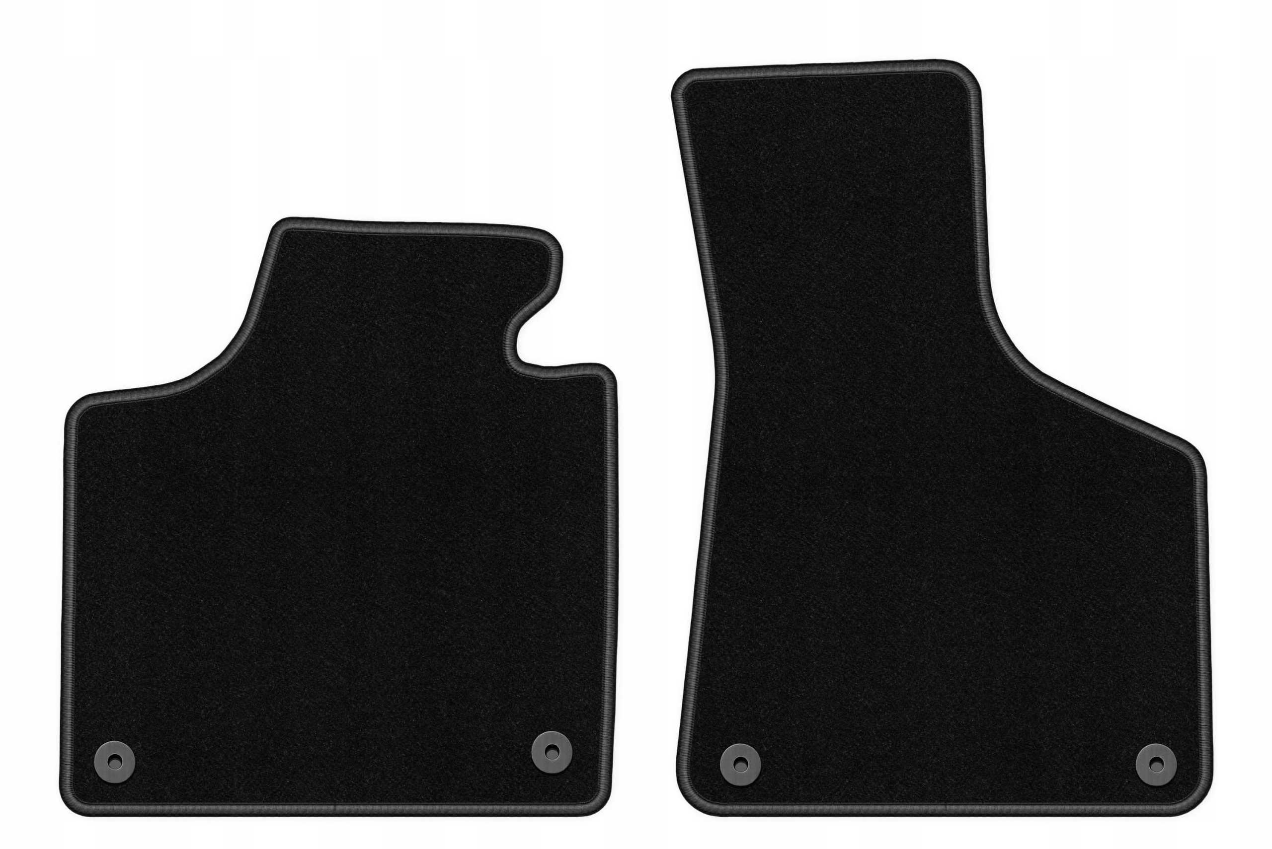 Dywaniki welurowe do Audi A3 8P 2003-2011 przód Basic czarne 2 szt.