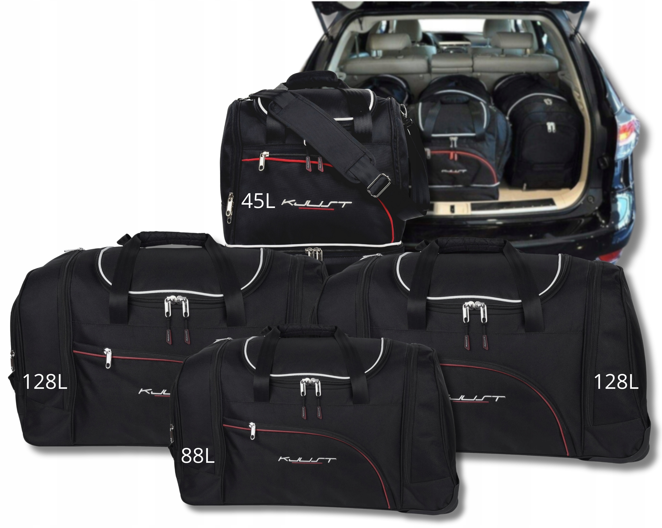 Cestovná Taška Do Kufra Lexus Rx 2009-2015 4 ks