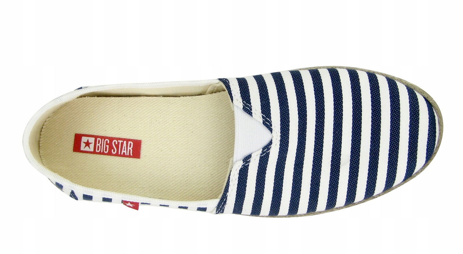 ESPADRYLE damskie BIG STAR wsuwane FF276027 38 Cechy dodatkowe oddychające