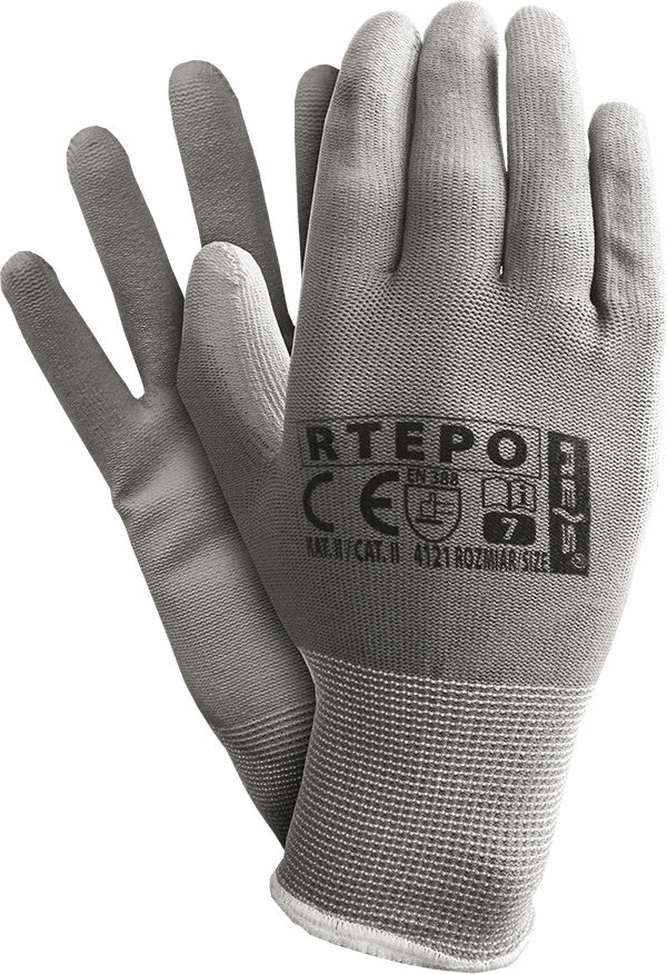 

Rękawice poliuretanem odporne na ścieranie R. 9