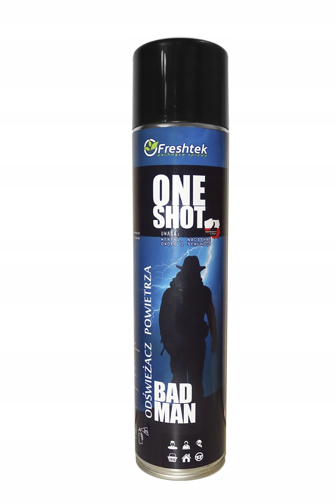 

Freshtek One Shot odświeżacz powietrza Bad Man