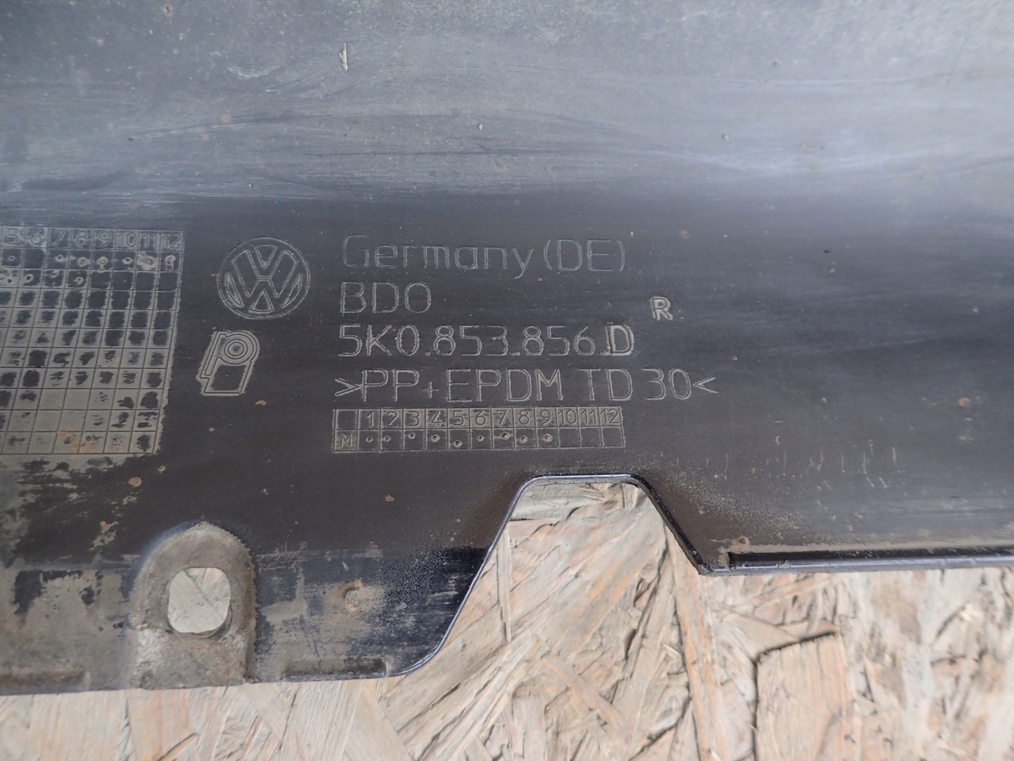 moulding threshold threshold right VW GOLF 6 VI R20 R LINE