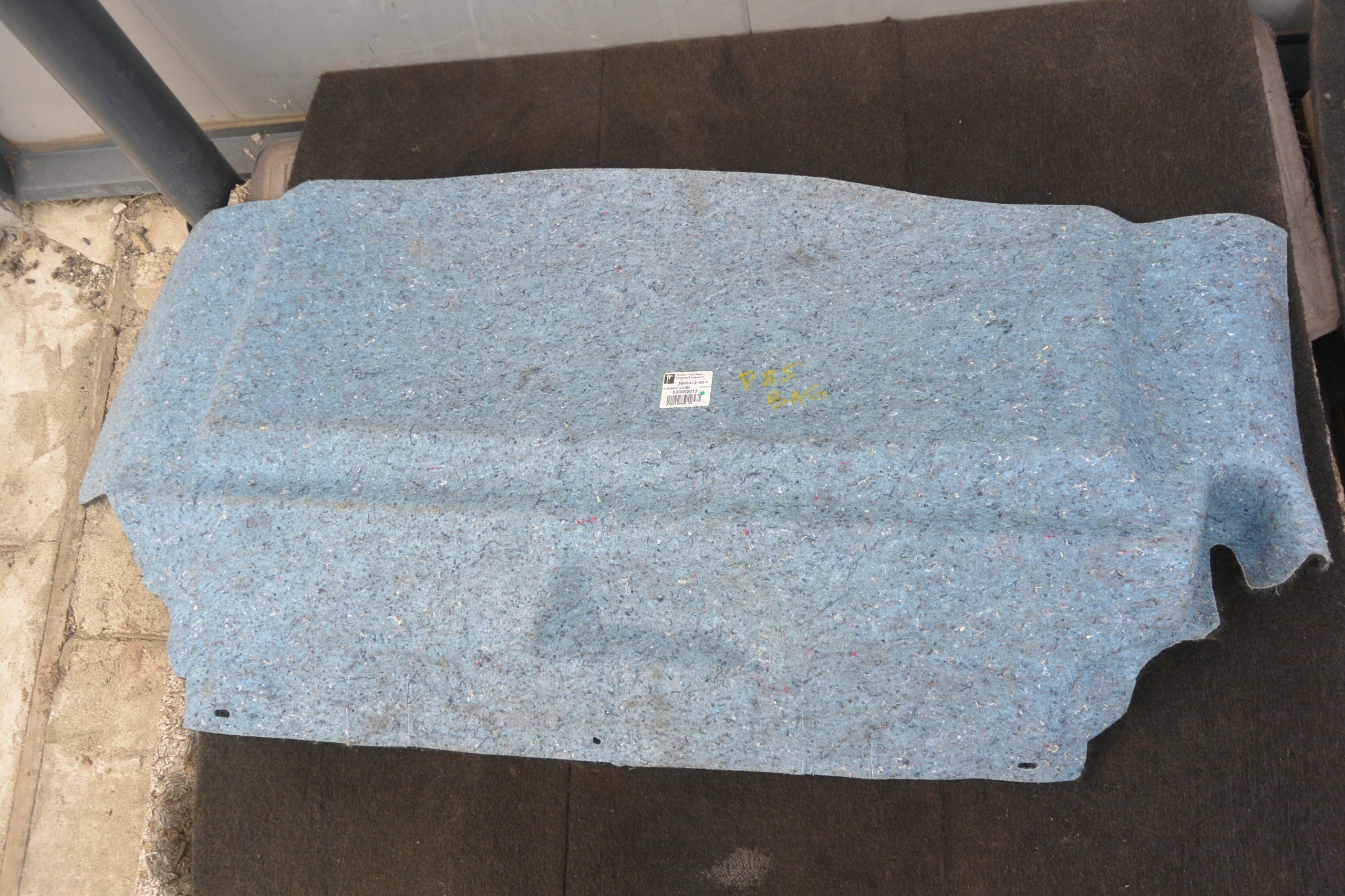 mats upholstery boot TESLA MODEL S 12-16