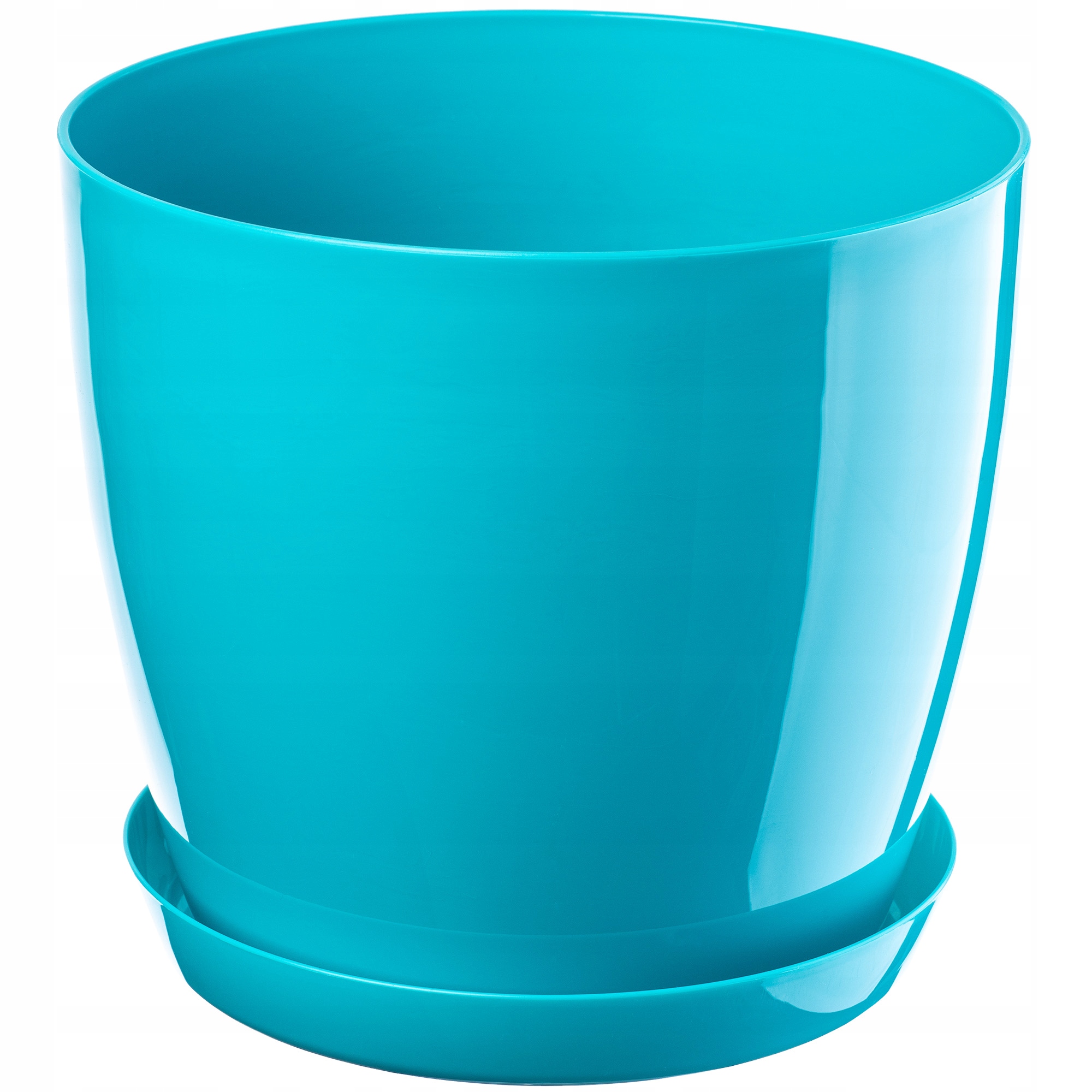

Doniczka Osłonka Na Kwiaty Podstawka Turkus 18cm