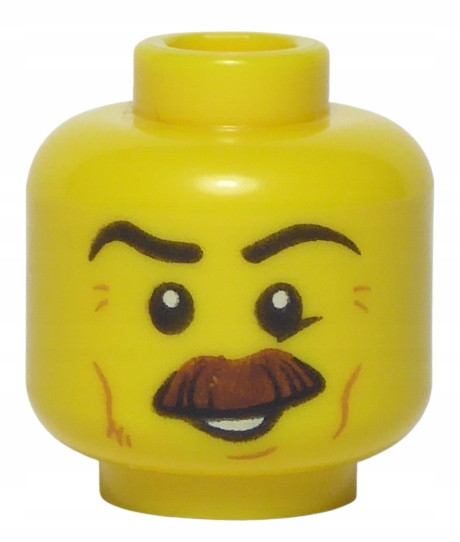 

Lego Głowa/Główka Męska/Wąsy/Uśmiech 3626/6176444