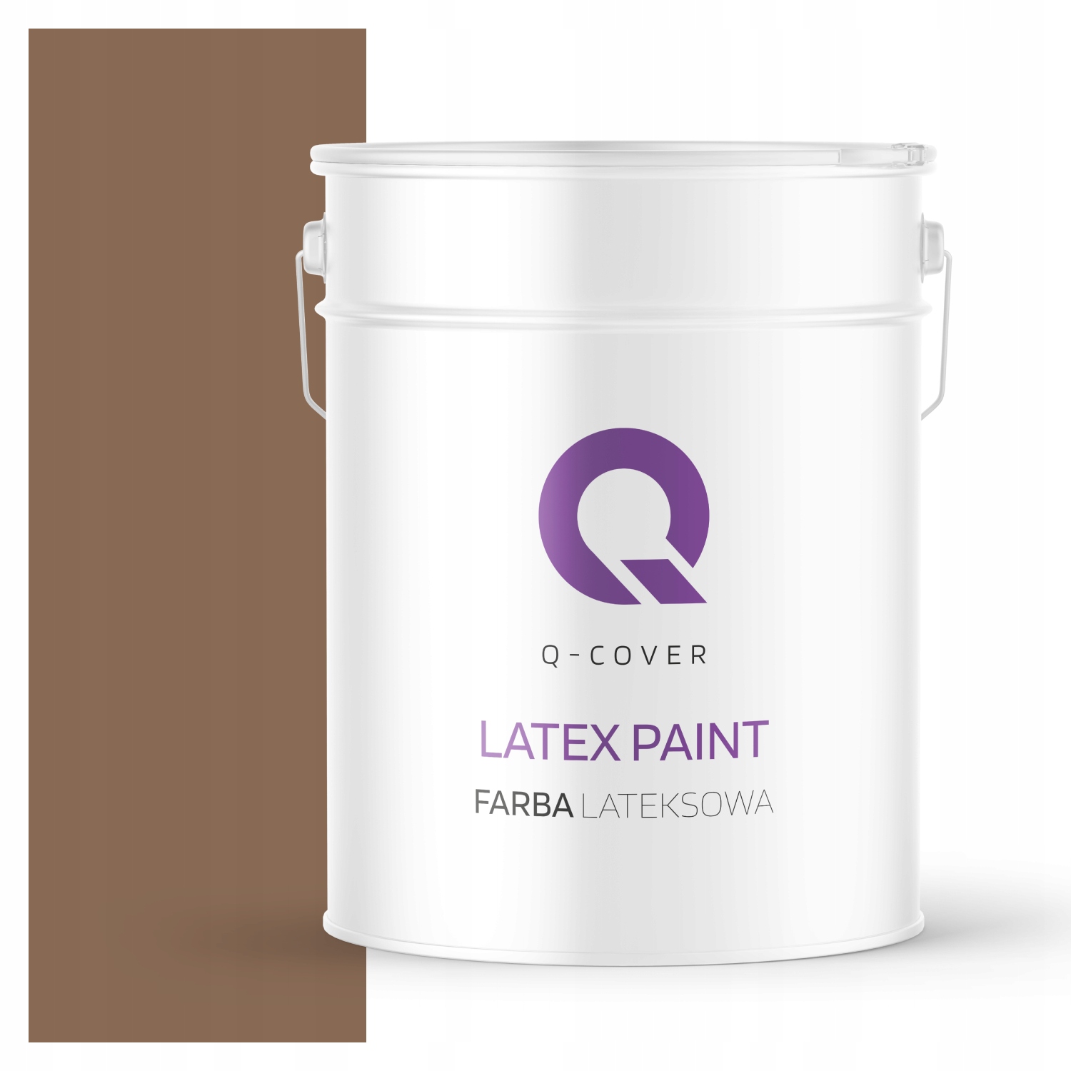 Latexová Farba Na Stenu Hnedá Tmavá H4917 10L Mat Poľský Výrobca