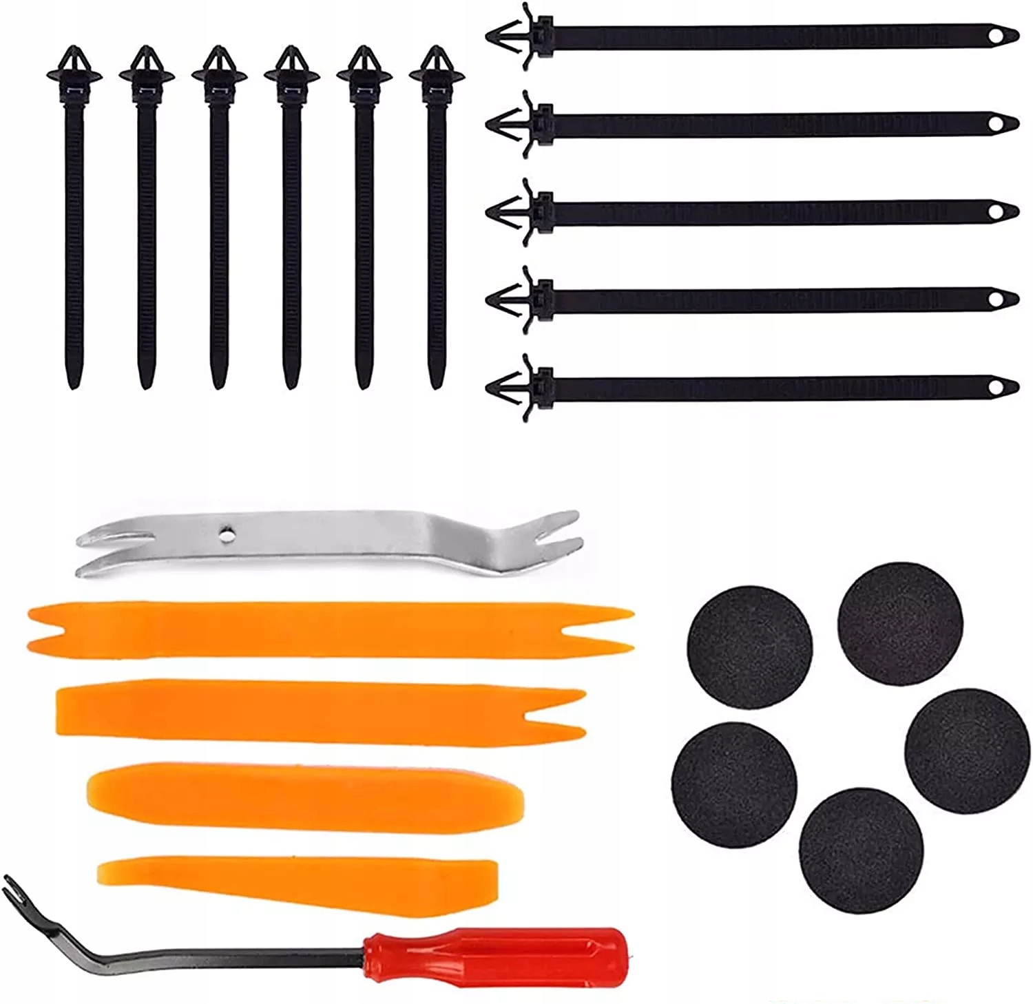 ZESTAW SPINKI KOŁKI SAMOCHODOWE + ŚCIĄGACZE Producent części Inny