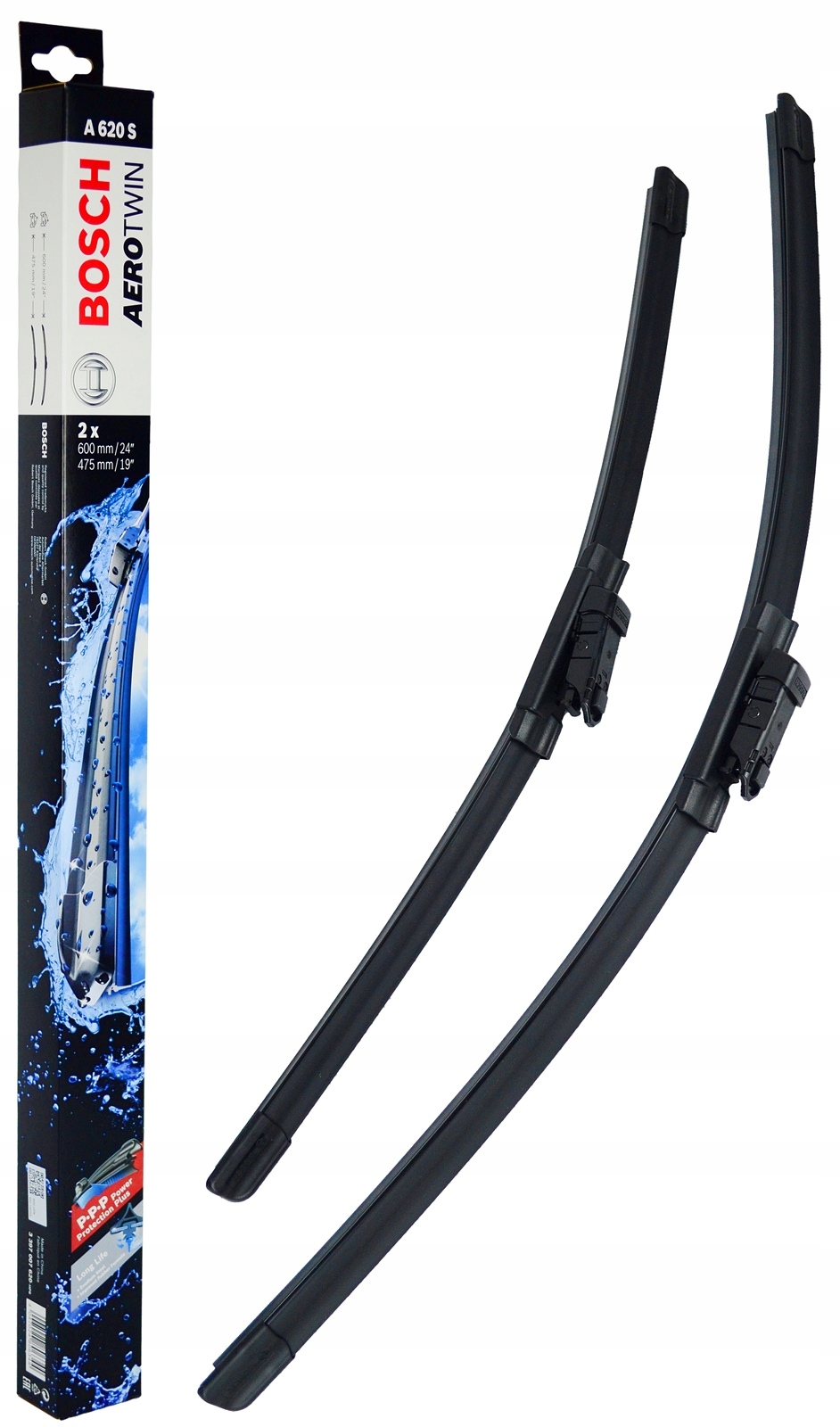 

Bosch Aerotwin Wycieraczki Przód 3397007620 A620S