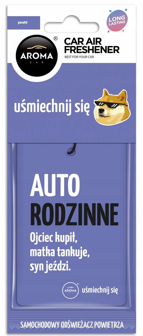 Zapach samochodowy Auto Rodzinne Aroma Yoshi