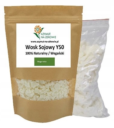WOSK SOJOWY Y50 do ŚWIEC 100% Soi noGMO 1KG Kod producenta Y50