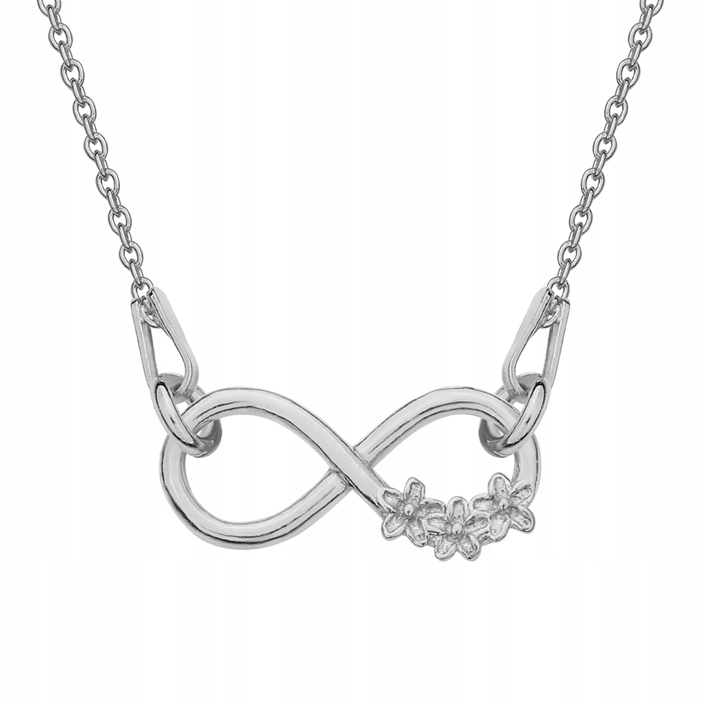 

Naszyjnik nieskończoność z kwiatkami