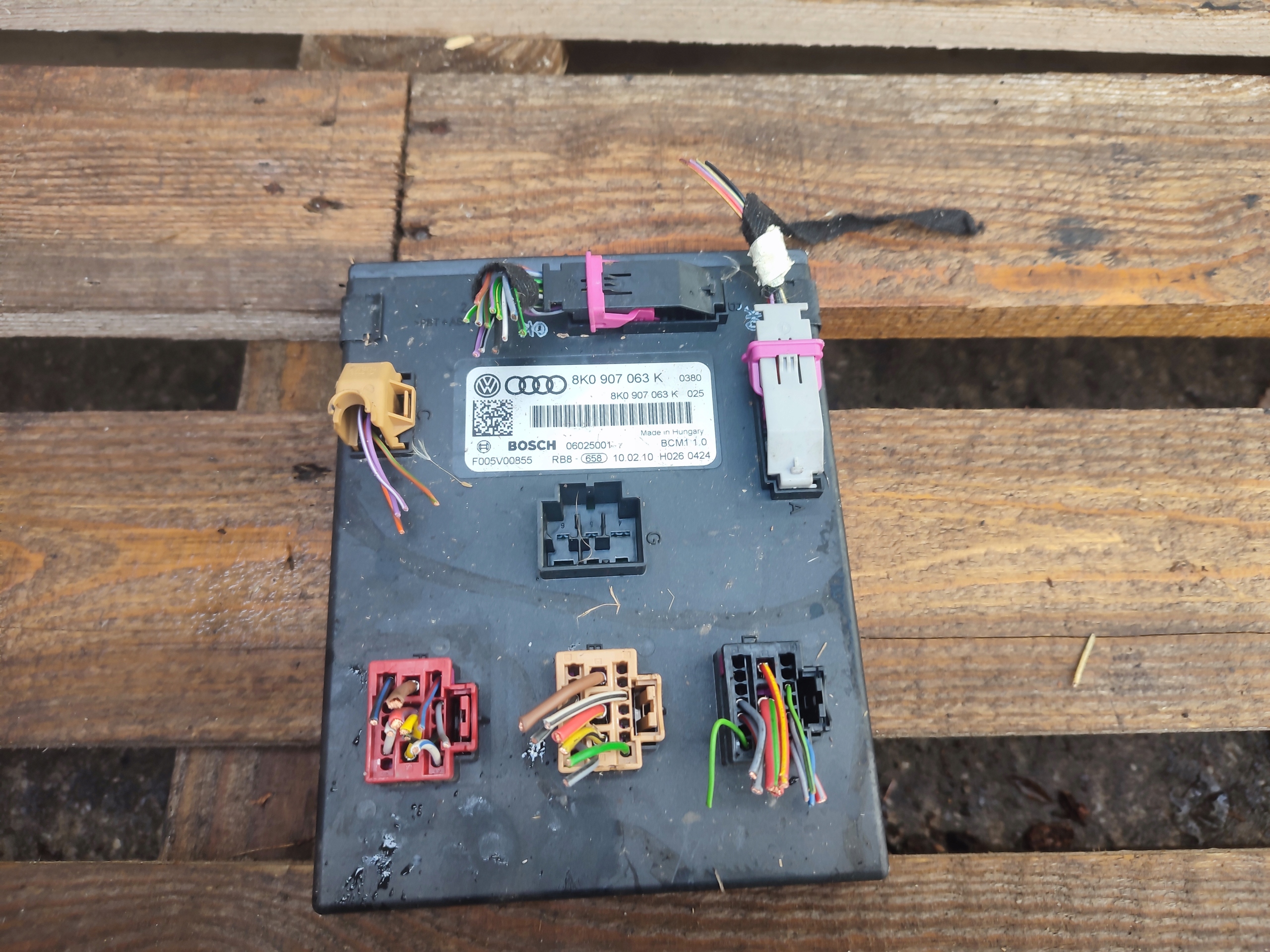 module control unit KOMFORTU A4 B8 Q5 8R 8K0907063K