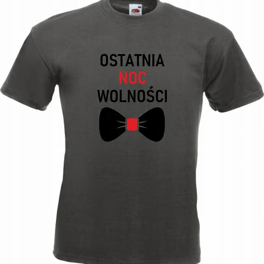 

Koszulka wieczór kawalerski S grafitowa