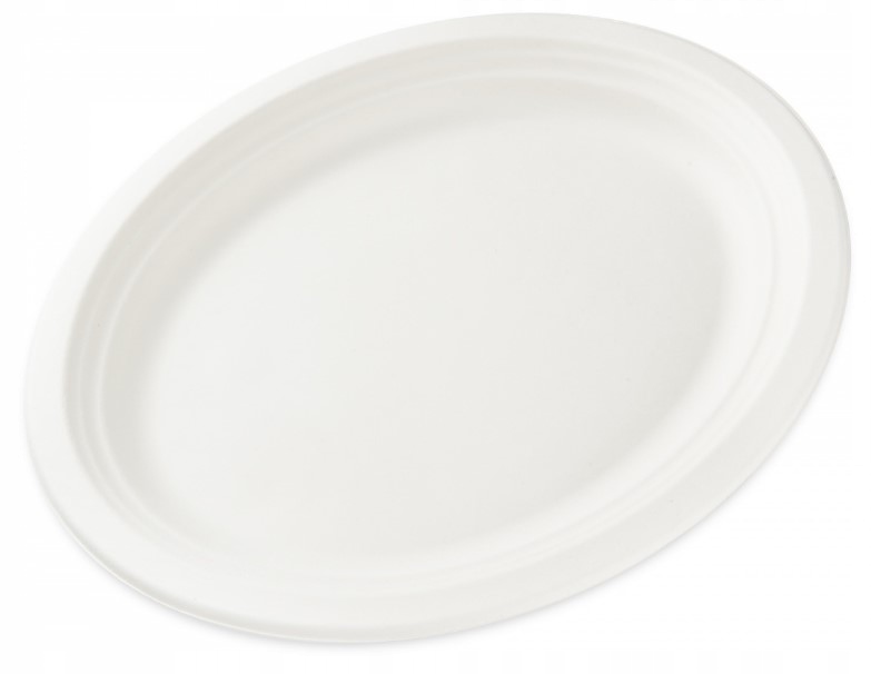 Chinet talerz owalny 32x25 pulpa 50szt grill