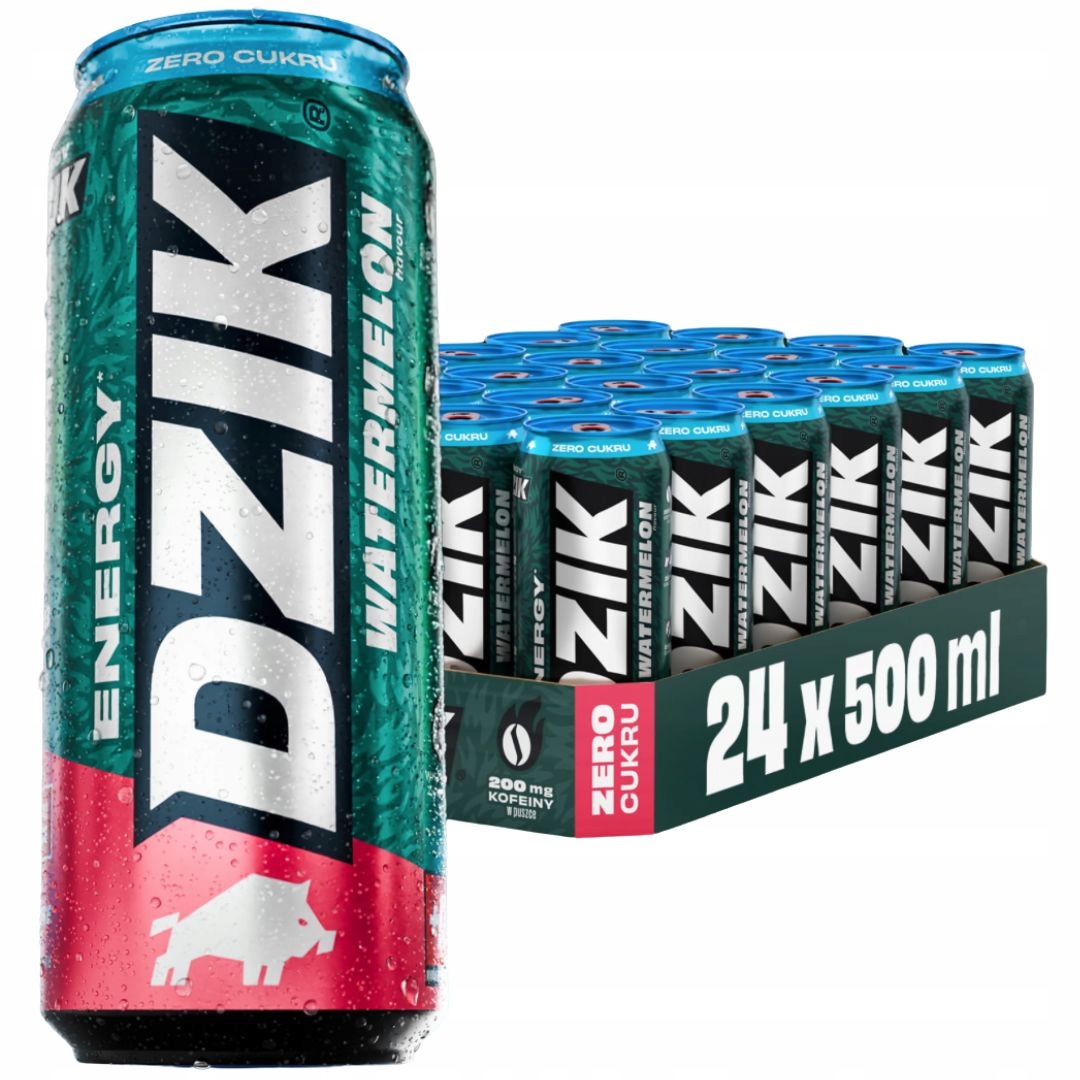 Wk Dzik Energy 500 ml Napój energetyczny Energetyk 0 kalorii 0 cukru koks