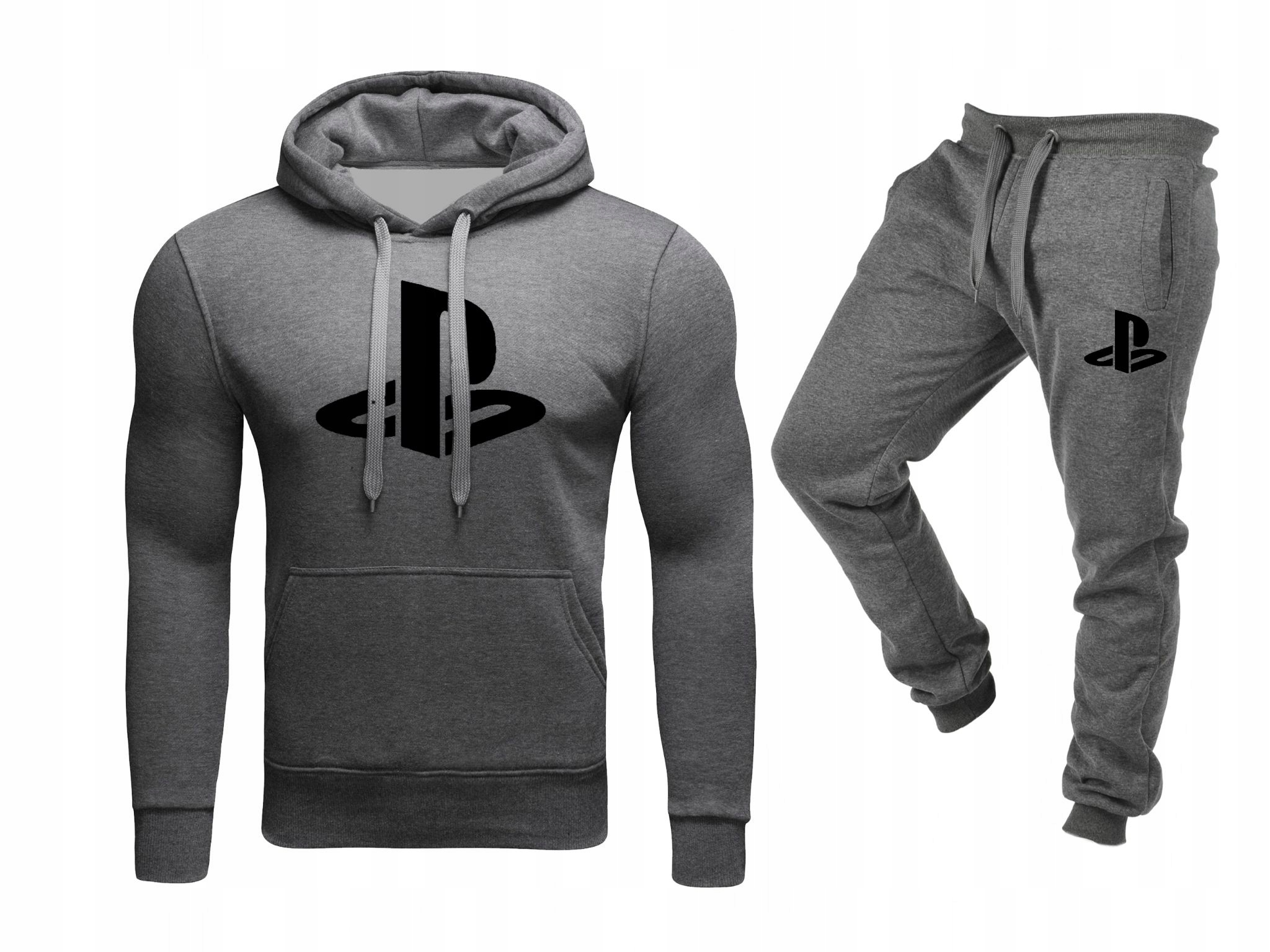 Teplákovka Tepláková Souprava Ps Playstation šedá XL