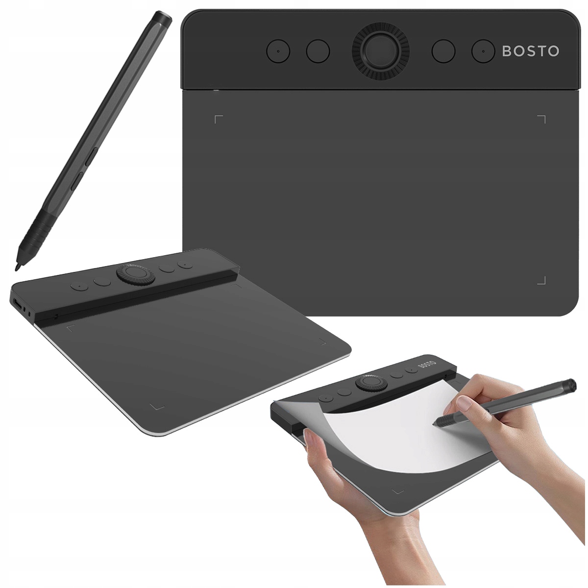 Profesionální Tablet s perem 16384 Bosto T430KD