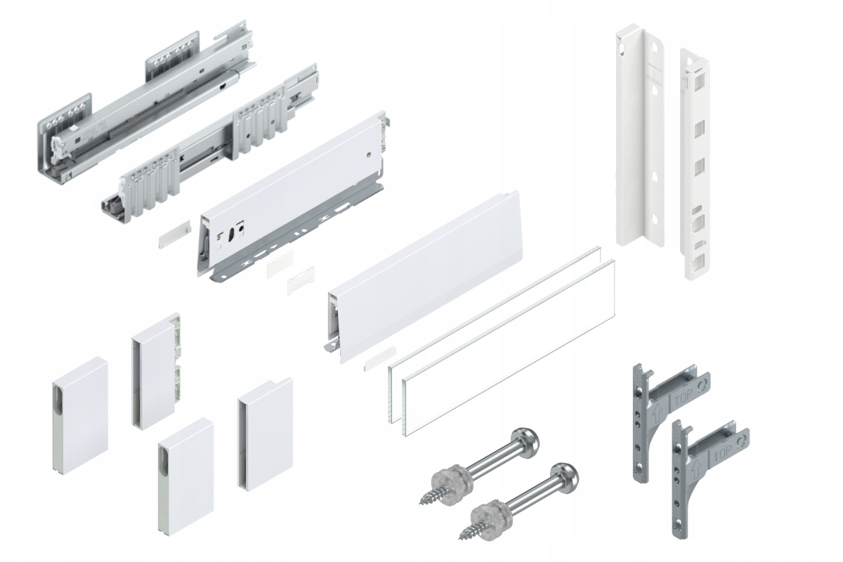 Blum Šuplík Merivobox 350 Vysoká E Blm Bílá