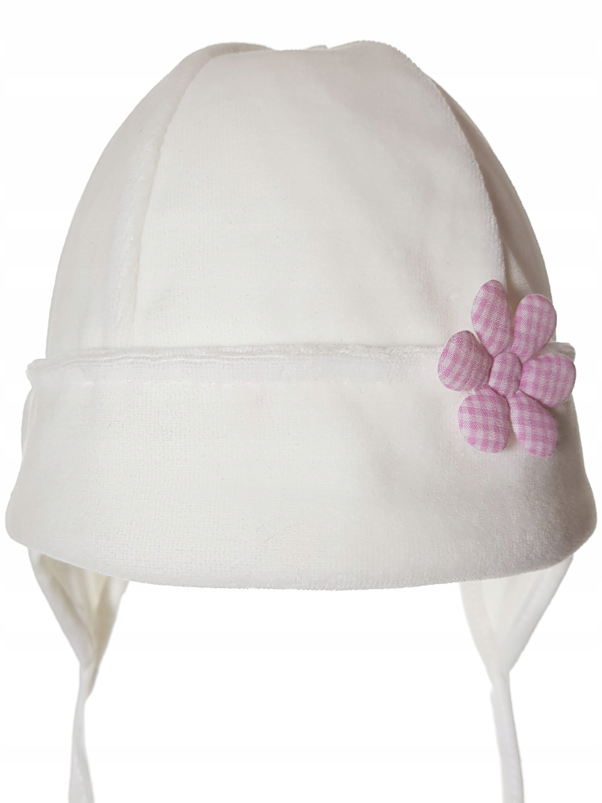 

Wiosna Czapeczka Margaretka Welur Uszy 0-6M-C 6KOL
