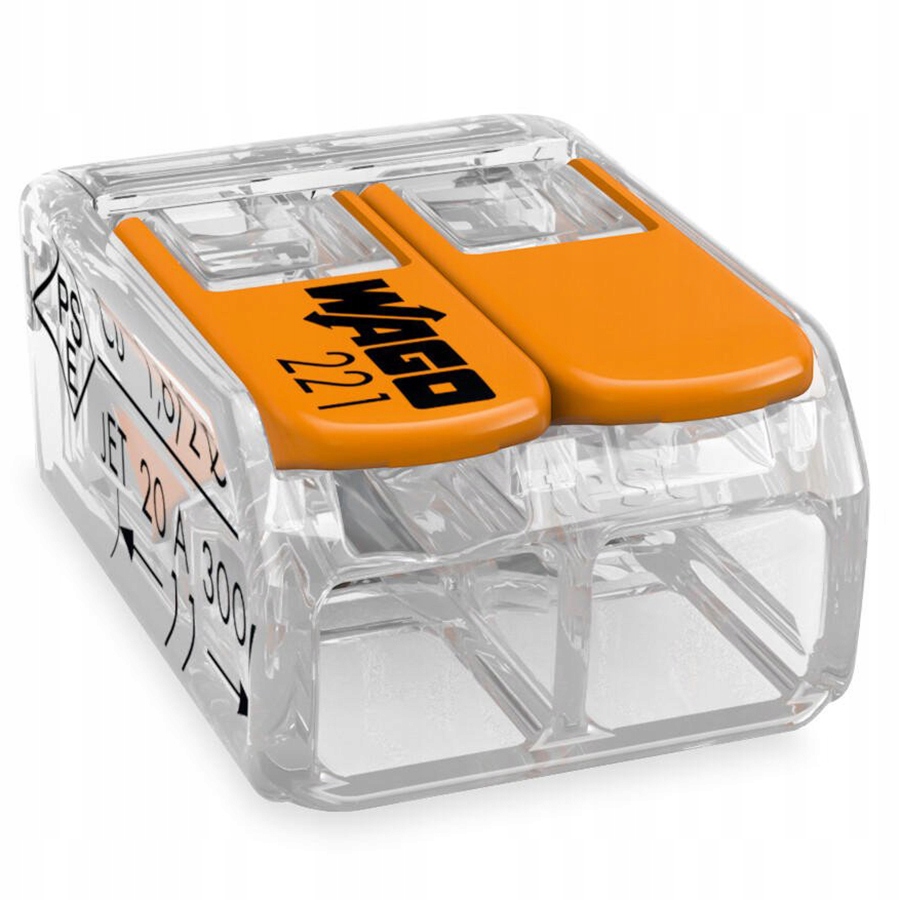 

Złączka instalacyjna Wago 2x0,2-4mm szybkozłączka