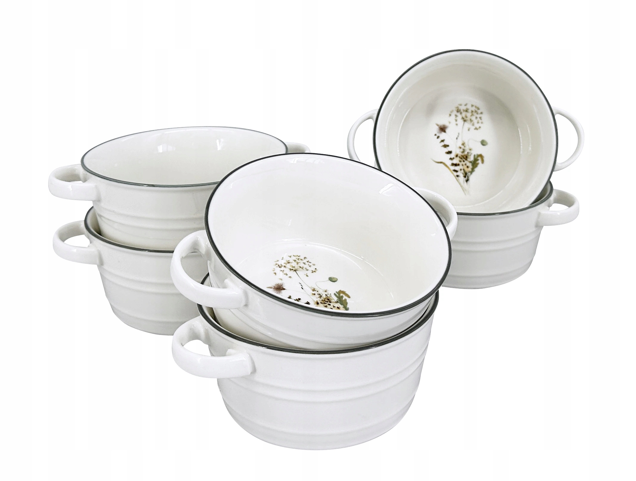 Porcelánová miska kompotová Nostalgie Meadow, 12cm, sada 6 ks