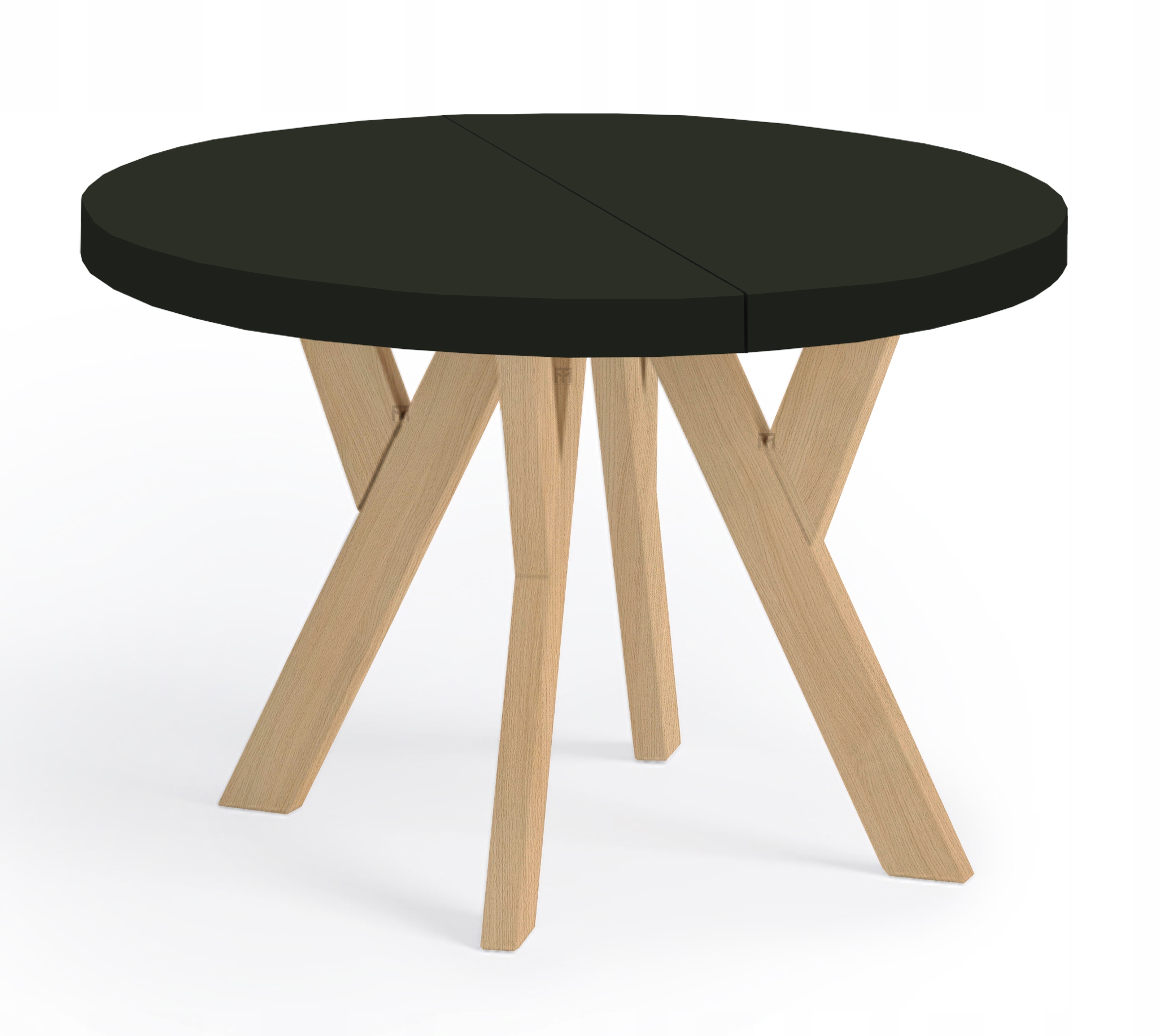 Stół Okrągły PERO 110/210 rozkładany KUCHNIA SALON Grubość blatu 3.6 cm