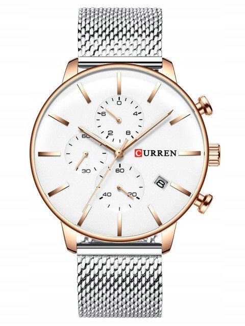 Pánské Hodinky Curren 8339 Náramek Chronograf Dárek Ke Dni Chlapců