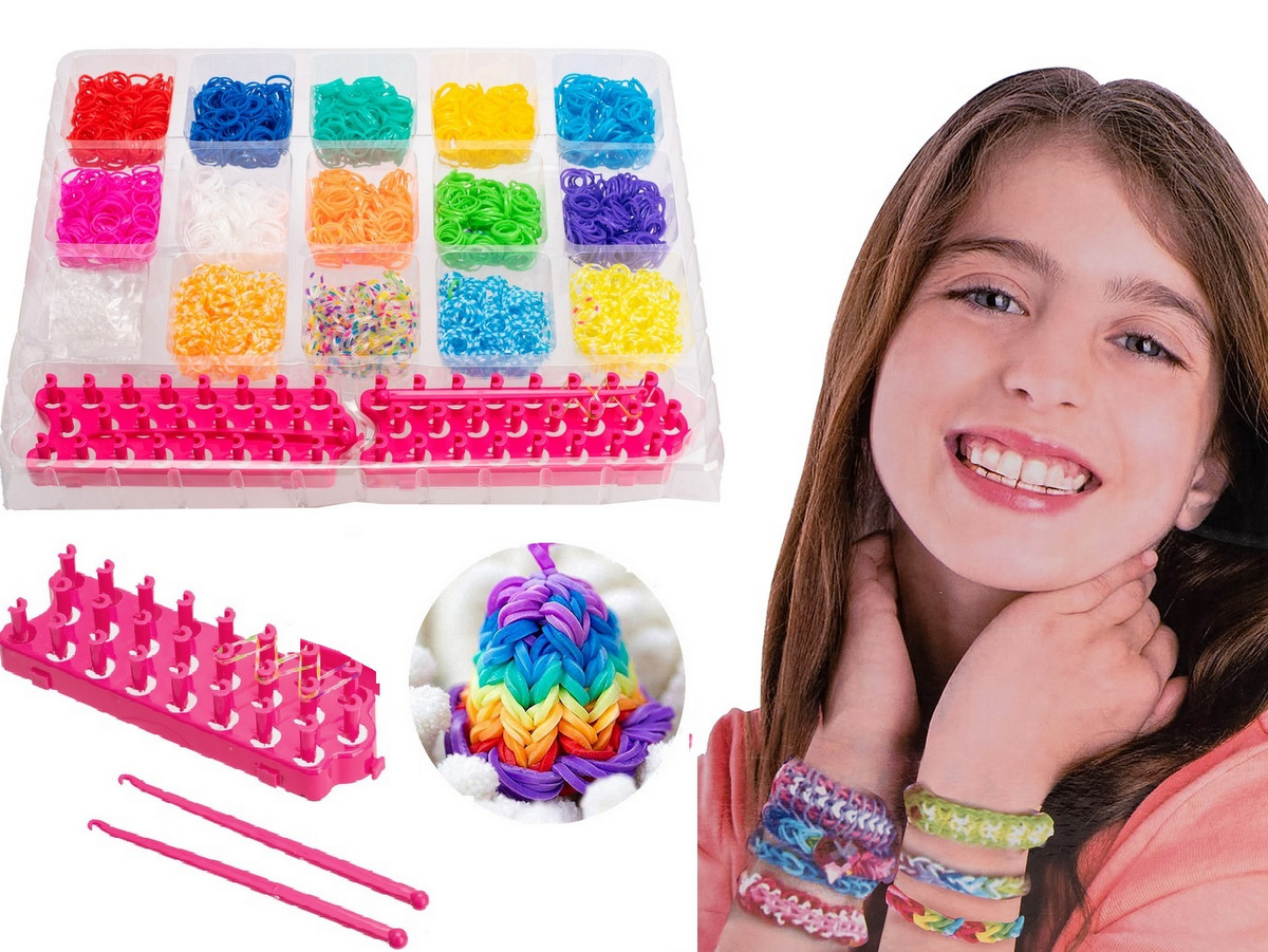 

Gumki Do Robienia Bransoletek Loom Bands 4200 szt