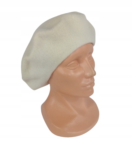 290 BERET FEZKO KREMOWY rozm. 11"