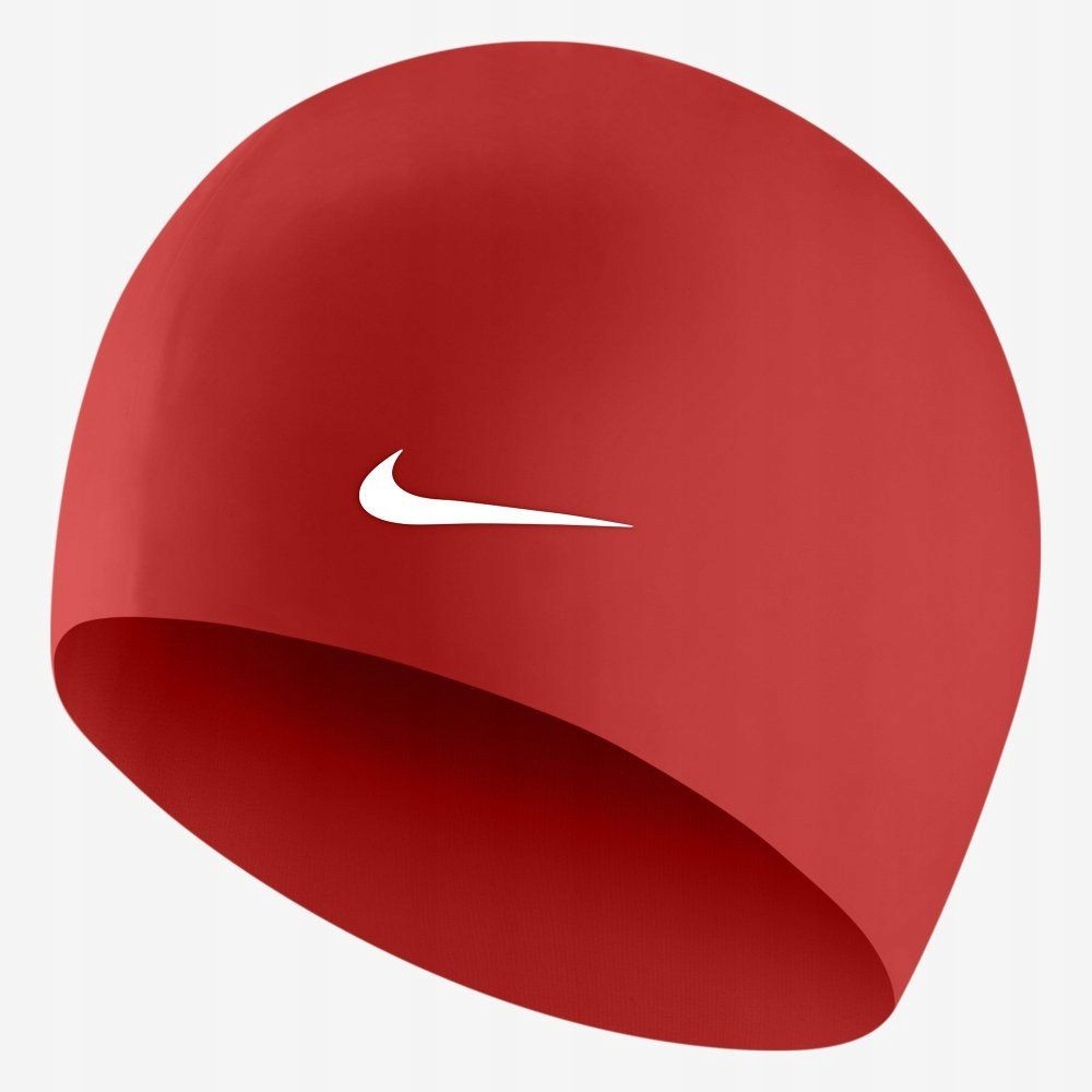 Czepek Pływacki Silikonowy Silicone Cap Nike Red