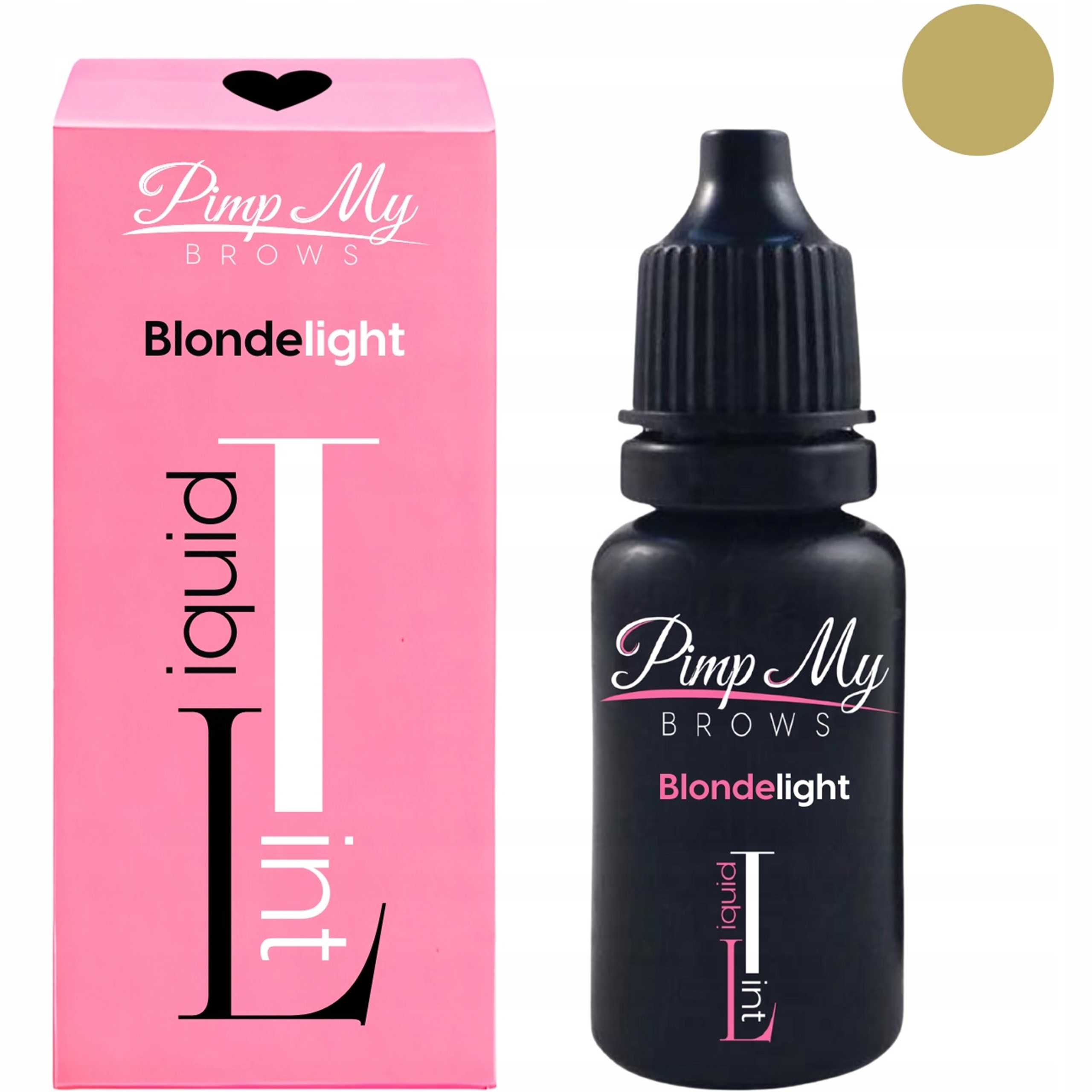 Tekutá Barva na obočí a aerograf Liquid Tint Pimp My Brows Light Blonde 02