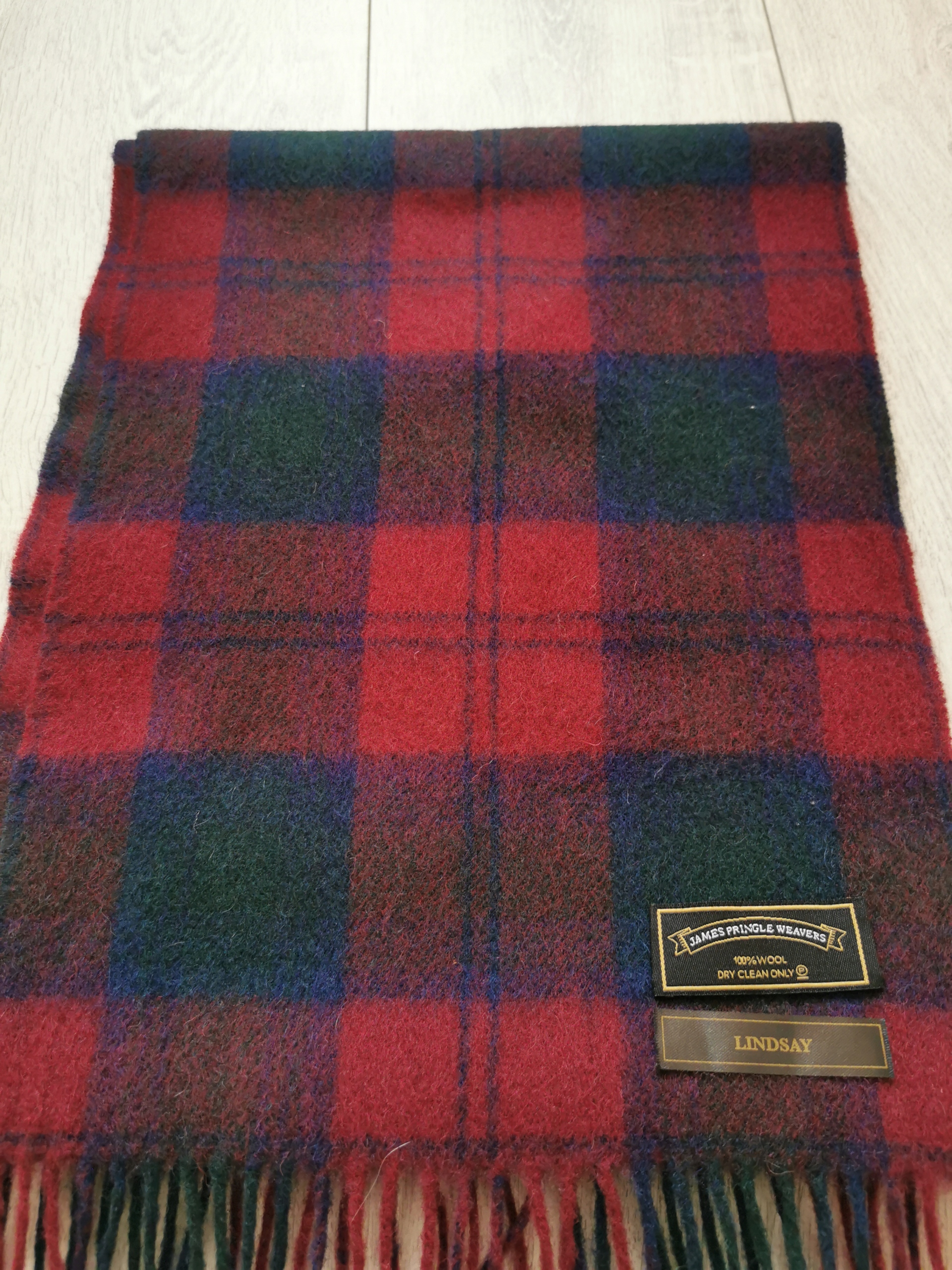 JAMES PRINGLE SZALIK MĘSKI 100% WOOL