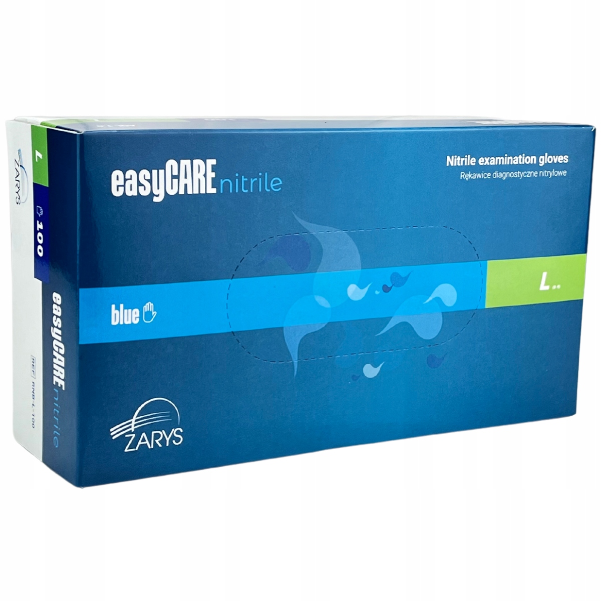 

Rękawiczki nitrylowe bezpudrowe easyCARE L Zarys