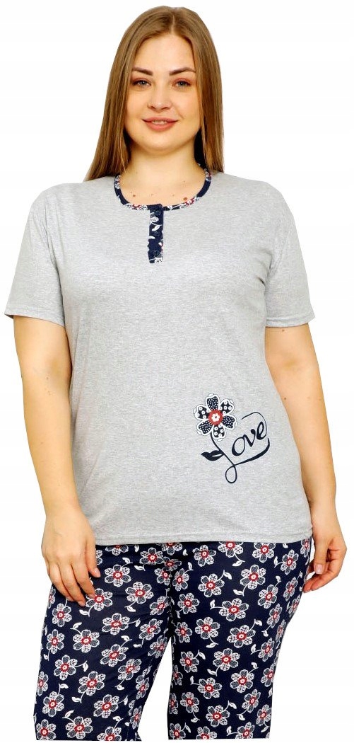 Piżama damska SERCE R: 3XL